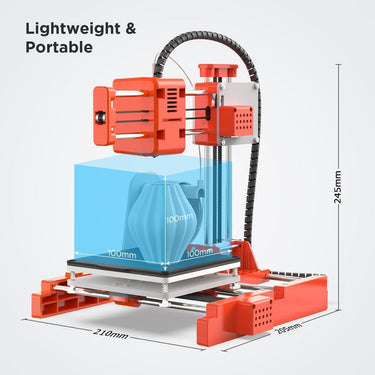Easythreed X1 Mini 3D Printer: 100x100x100mm Build Size, ideal starter printer for Kids and Adults from NSE Imports #2.